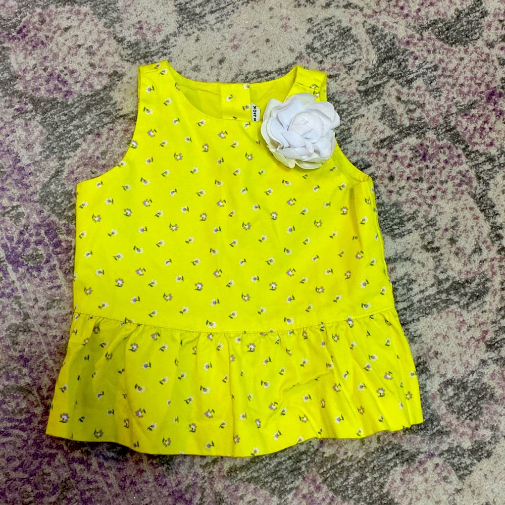 Janie and Jack yellow tank
